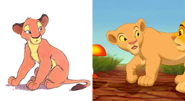 Nala la lionne du Roi lion