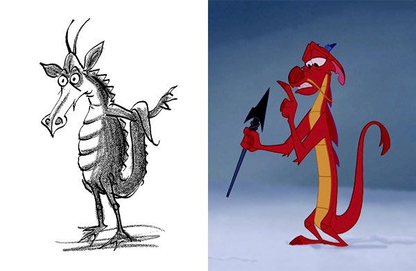 Mushu le dragon de Mulan