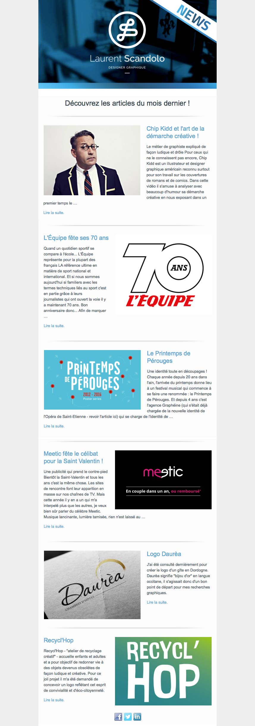 exemple newsletter